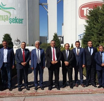 KKTC TARIM BAKANI NAZIM ÇAVUŞOĞLU KONYA ŞEKER’İ ZİYARET ETTİ