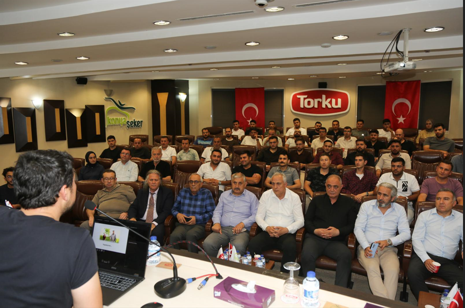 KONYA ŞEKER VE KGTÜ, TEKNİK PERSONELİ MİKROBİYAL VE ORGANİK GÜBRE HAKKINDA BİLGİLENDİRDİ