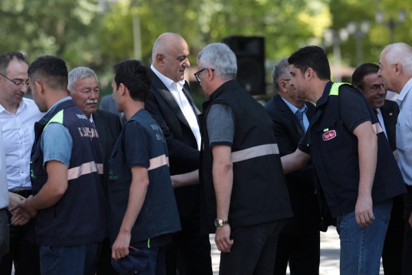 KONYA ŞEKER ÇALIŞANLARI BAYRAMLAŞTI