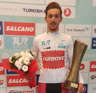 TORKU ŞEKERSPOR'UN MİLLİ SPORCUSU ONUR BALKAN, TUR 2018'DE BEYAZ MAYONUN SAHİBİ 