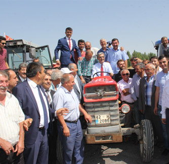 EKİMDEN HASADA, KONYA ŞEKER ÜRETİCİNİN YANINDA - MOTORİN AVANSI 