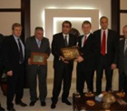 TFF Başkanı Özgener, Pankobirlik Genel Başkanı Recep Konuk'u ziyaret etti.